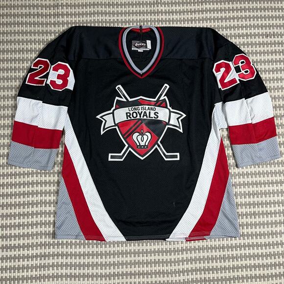 Long Island Royals Hockey Jersey #23 Men’s Size Large Used Pre Owned Very Nice - Picture 1 of 7